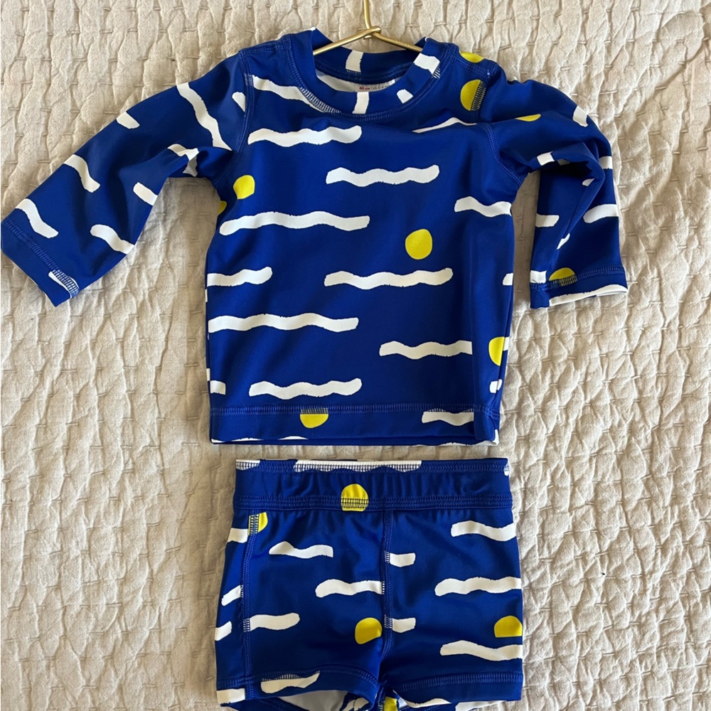 SOLD Never Worn Hanna Andersson Baby Swim Rash Guard 3-6 Months
